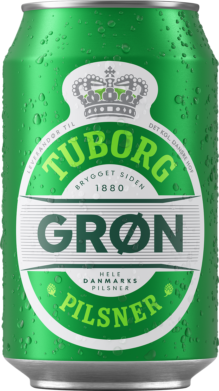 Tuborg Grøn Pilsner 4,6%, 33cl (inkl. pant)