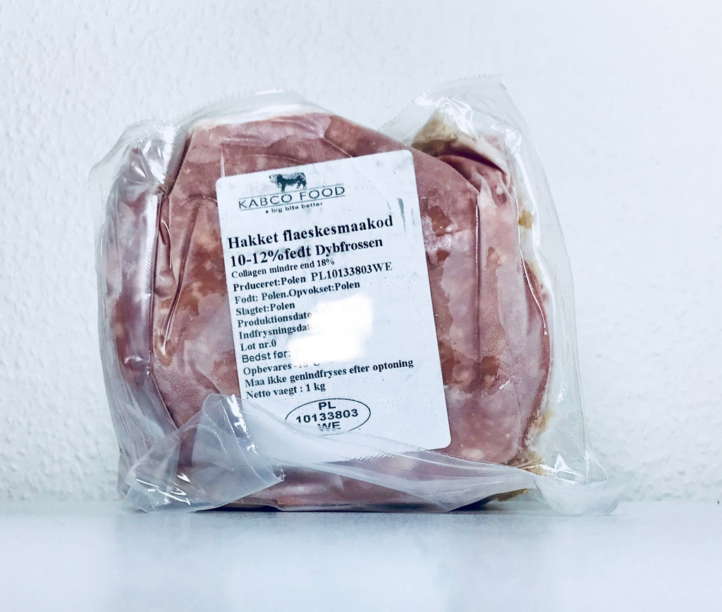 Flæskefars 1kg - Kabco Food (Qerisut - Frost)