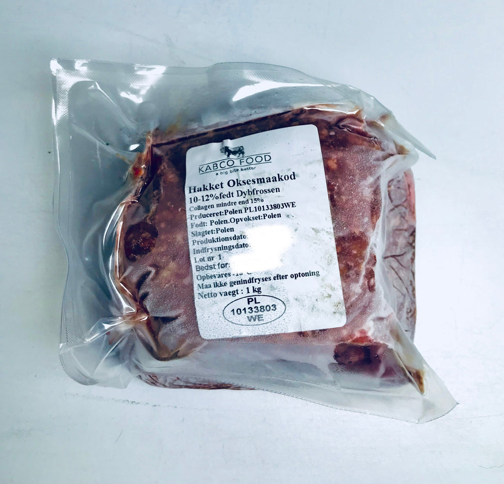 Hakket Oksekød 1kg - Kabco Food (Qerisut - Frost)