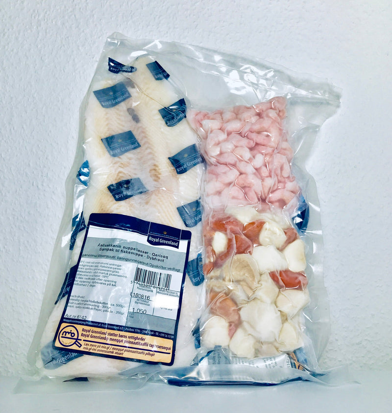 Suppiliassat - Fiskesuppe Sampak 1050g - Royal Greenland (Qerisut - Frost)