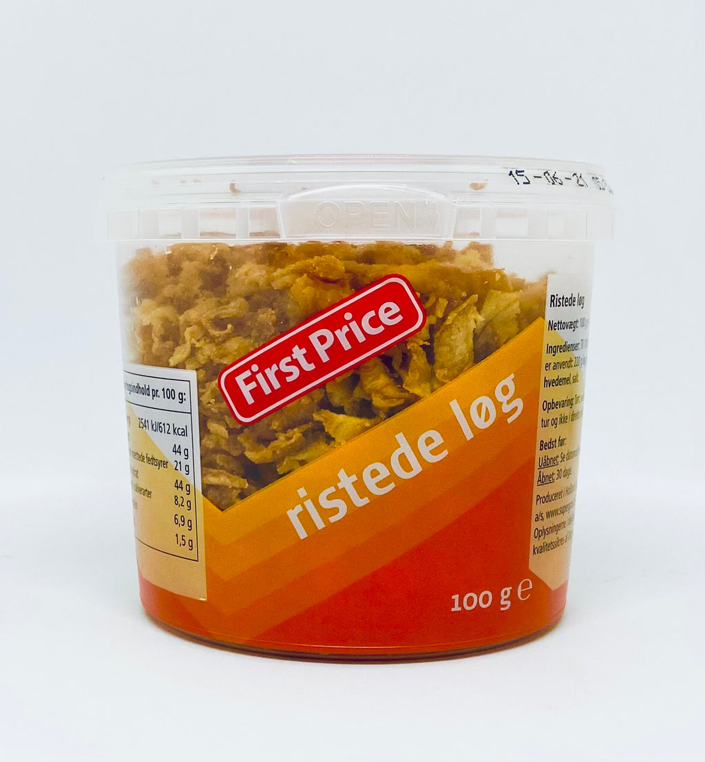 Løg Ristede 100g - First Price