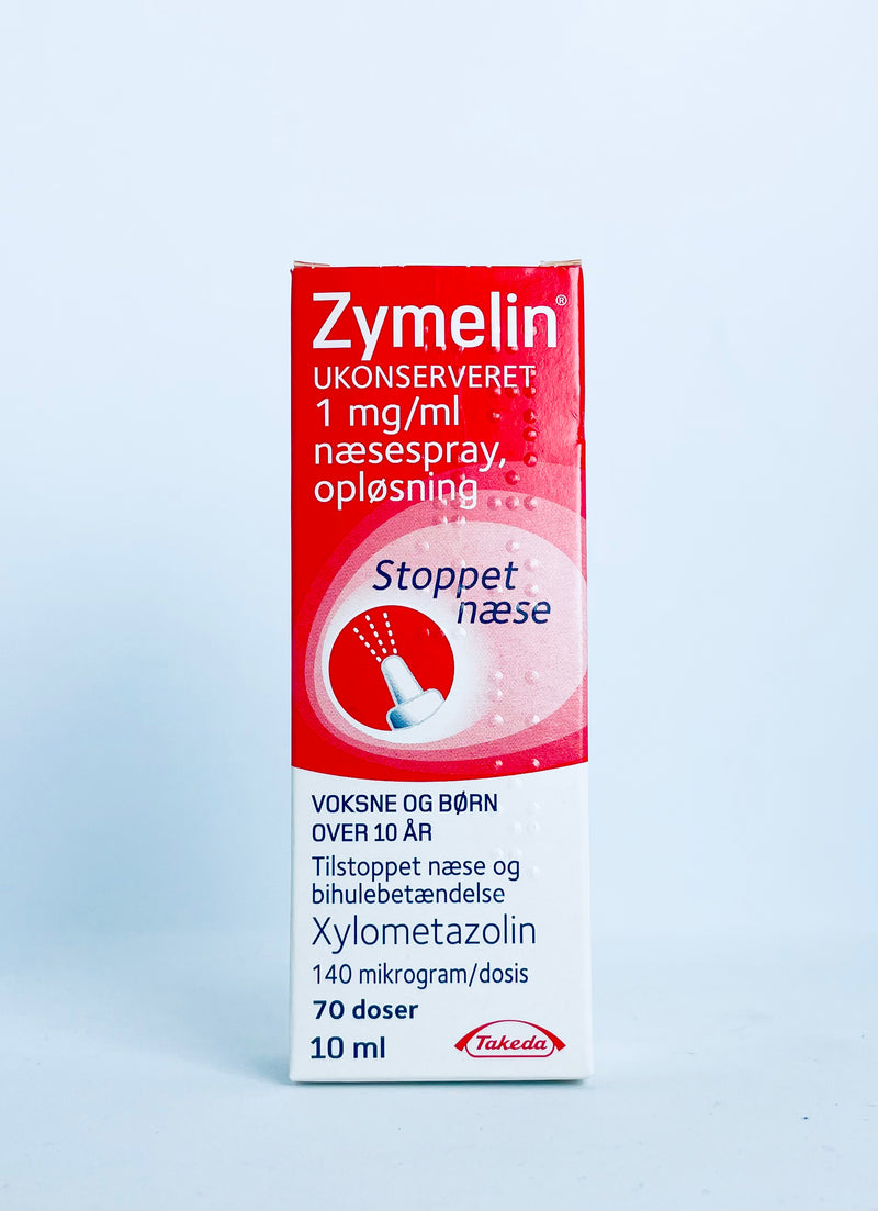 Næsespray 10ml (Voksne og børn over 10 år) - Zymelin
