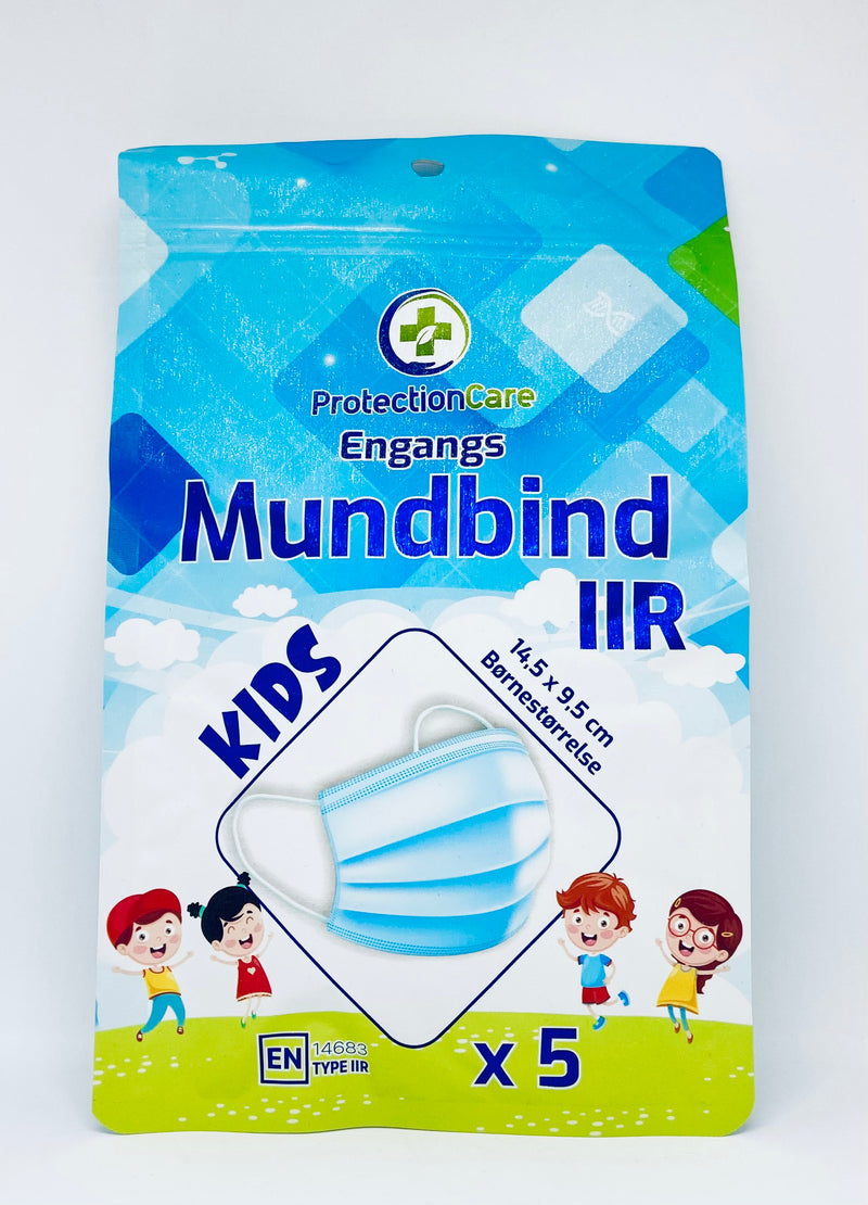 Face Mask Kids IIR 5 stk. - ProtectionCare (Børn - Meeqqanut)