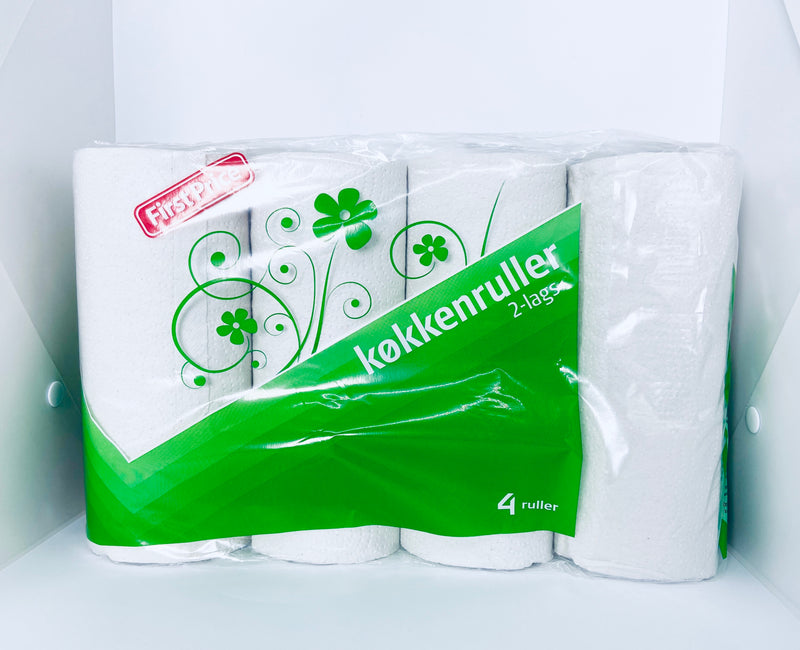 Køkkenruller 4 ruller - First Price