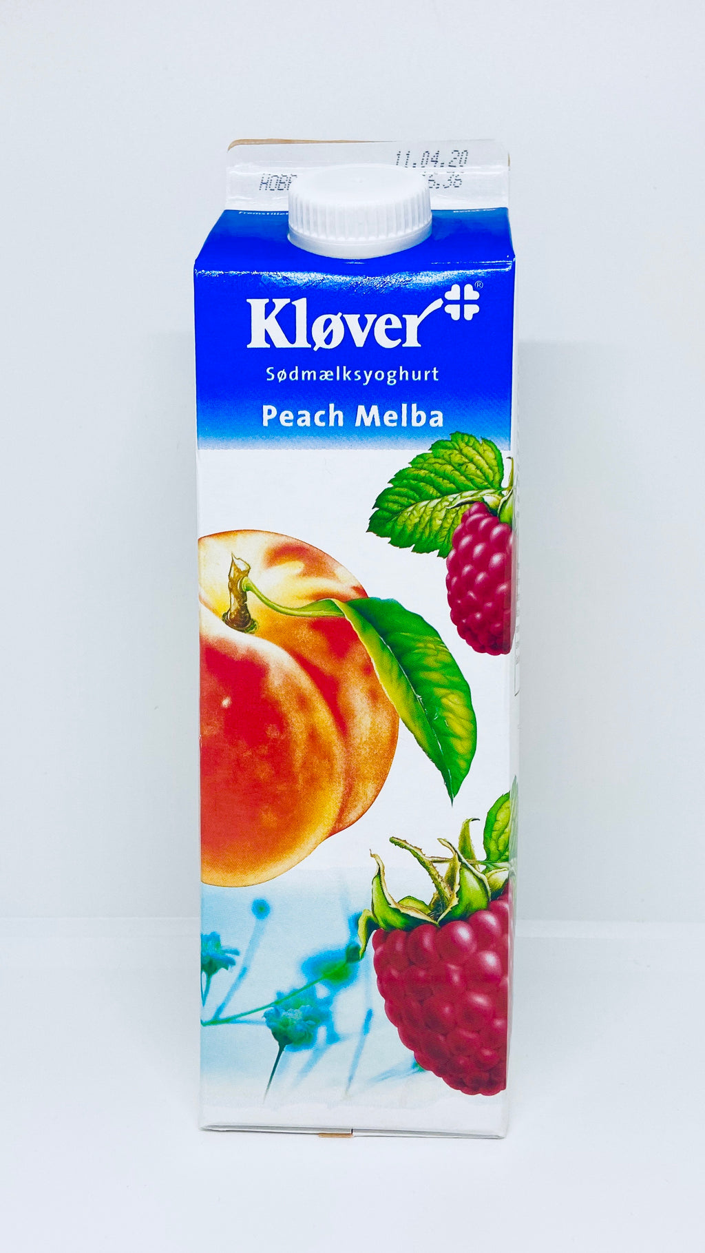 Yoghurt Peach/Melba - Kløver 1L