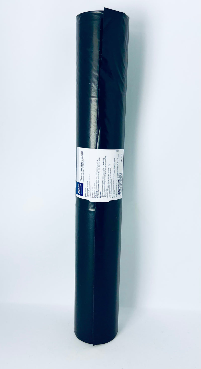 Sorte Affaldssække 10 stk. - Køkkens Catering