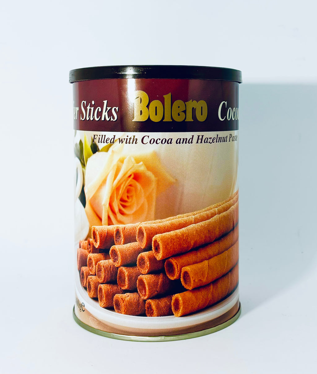 Vaffelrør med nøddecreme 400g - Bolero