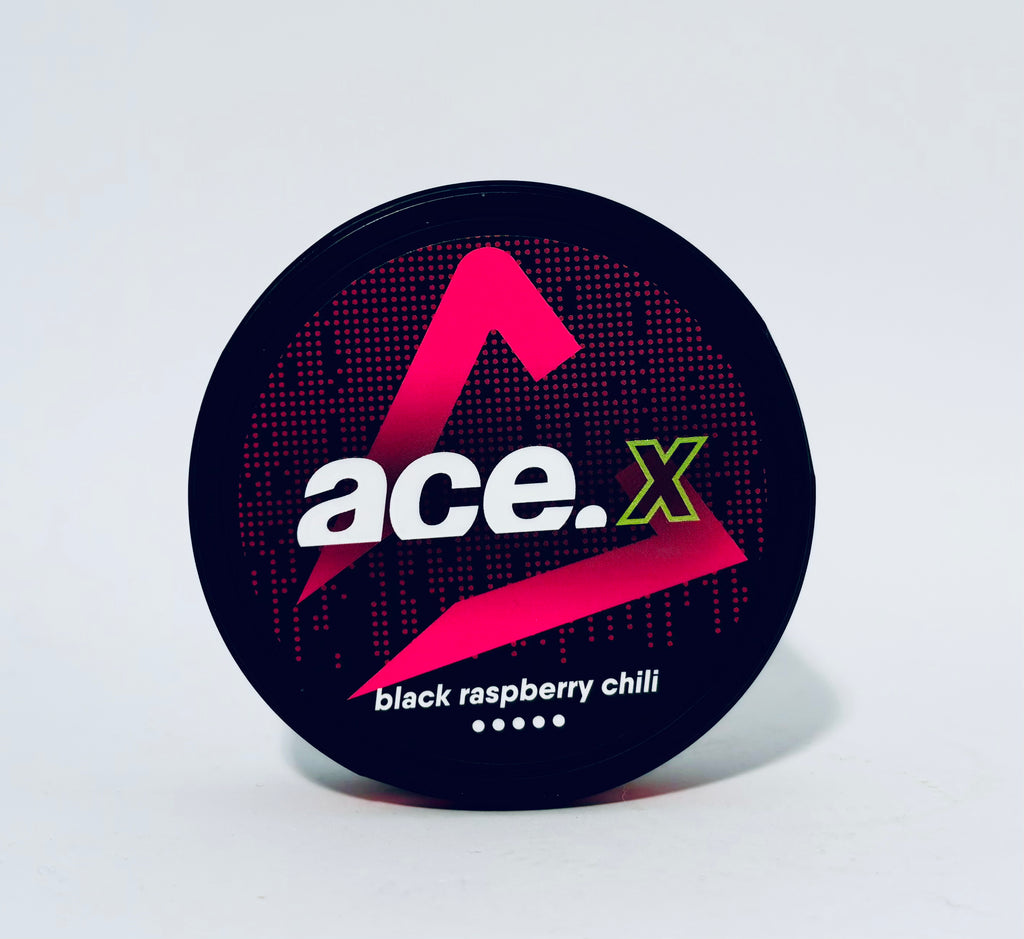 Ace X - Black Raspberry Chili (Slim White Portion) - Styrke 5/5