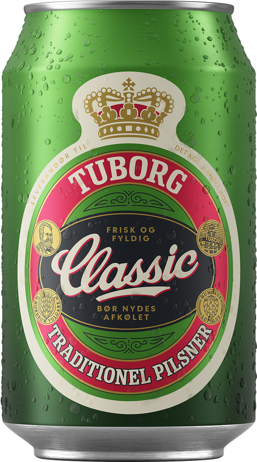 Tuborg Classic 4,6%, 33cl (inkl. pant)