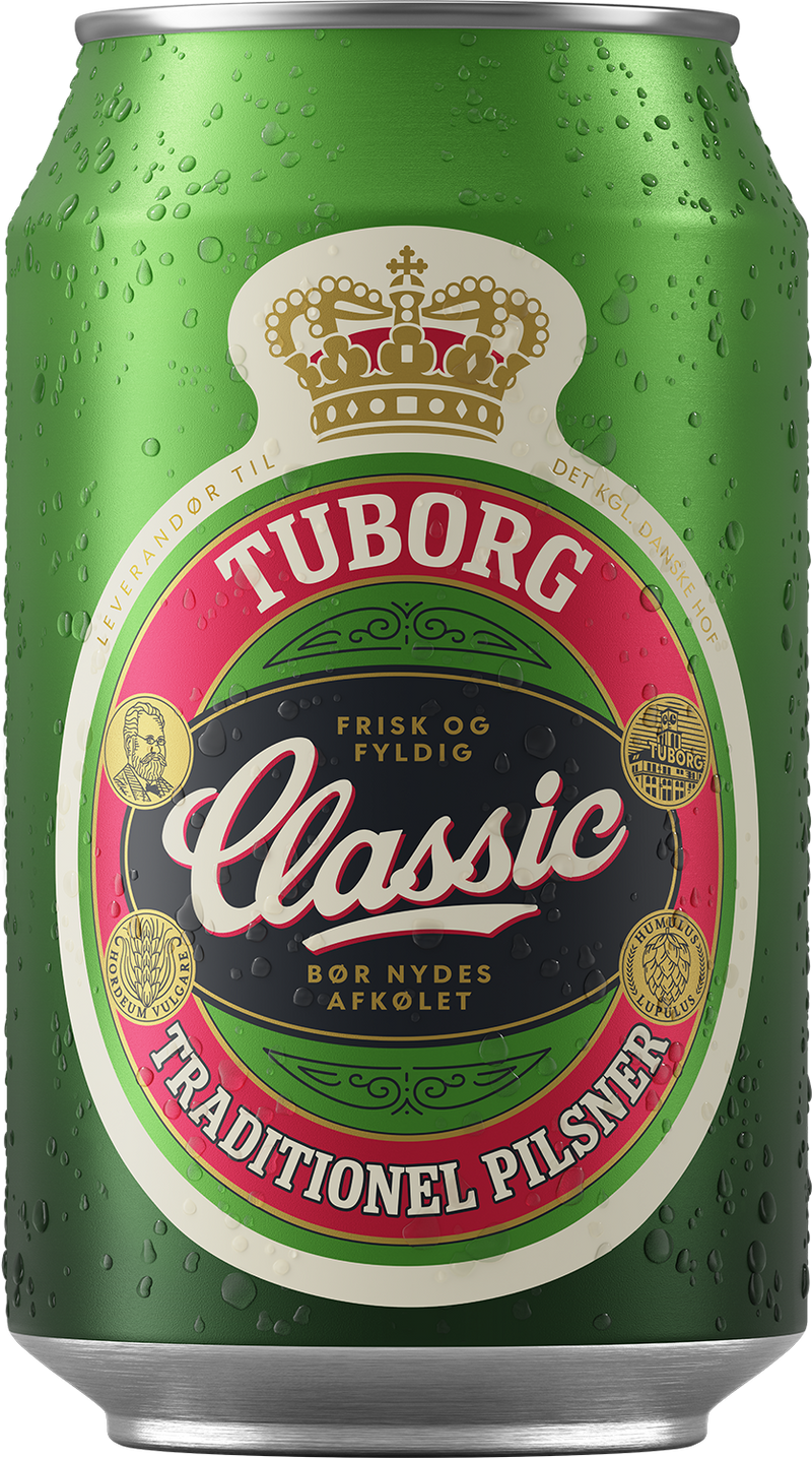 Tuborg Classic 4,6%, 33cl (inkl. pant)