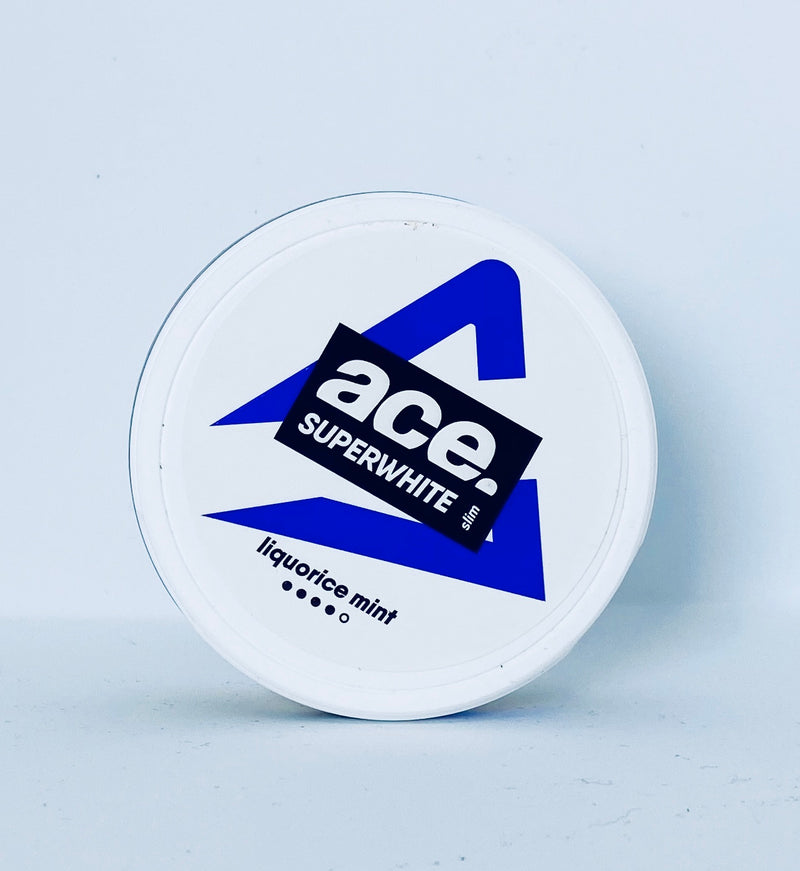 Ace Superwhite - Lakris Mint (Slim White Portion) - Styrke 4/5