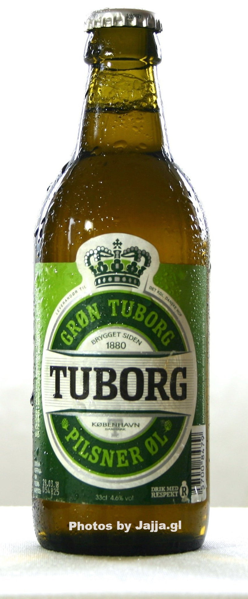 10 stk. Tuborg Pilsner 4,6%, 33cl (inkl. pant)