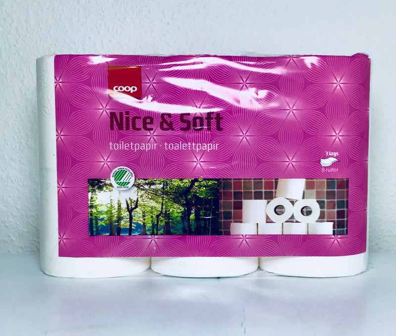 Toiletpapir Nice and Soft - 6 ruller - Coop