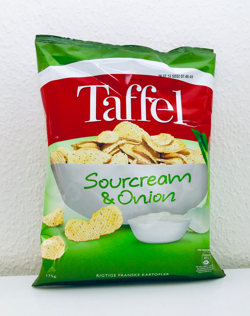 Taffel - Sourcream & Onion 175g
