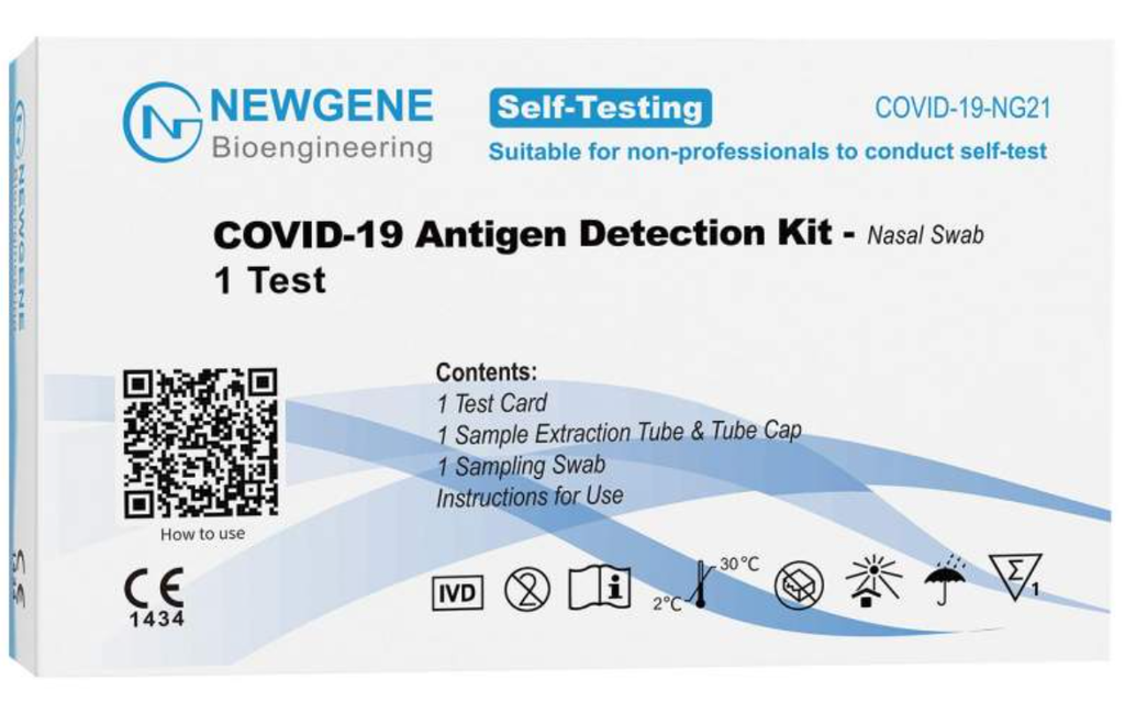 Selvtest - COVID-19 Antigen Detection Kit - NewGene Bioengineering