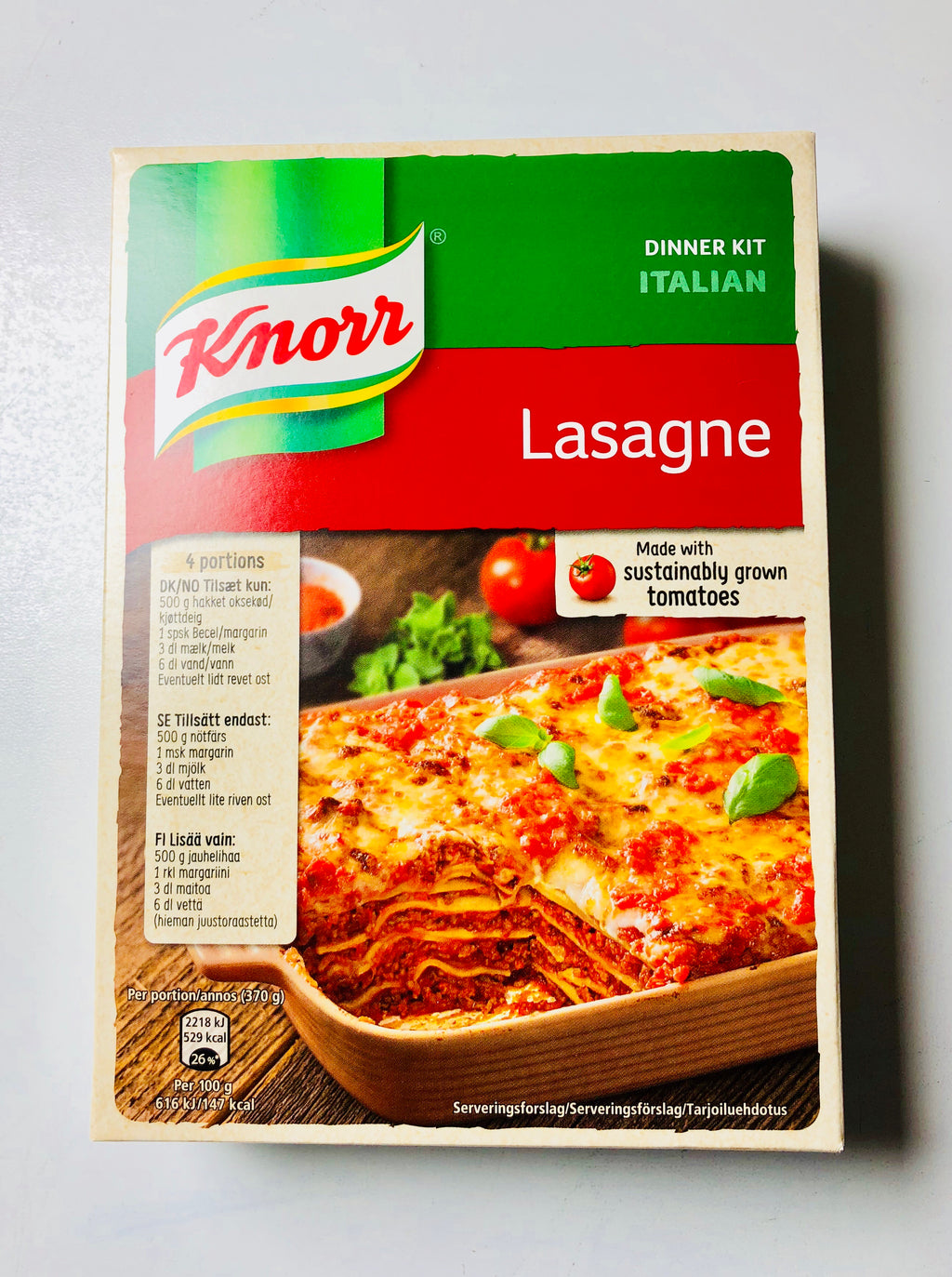 Lasagne Dinner Kit - Knorr 262g