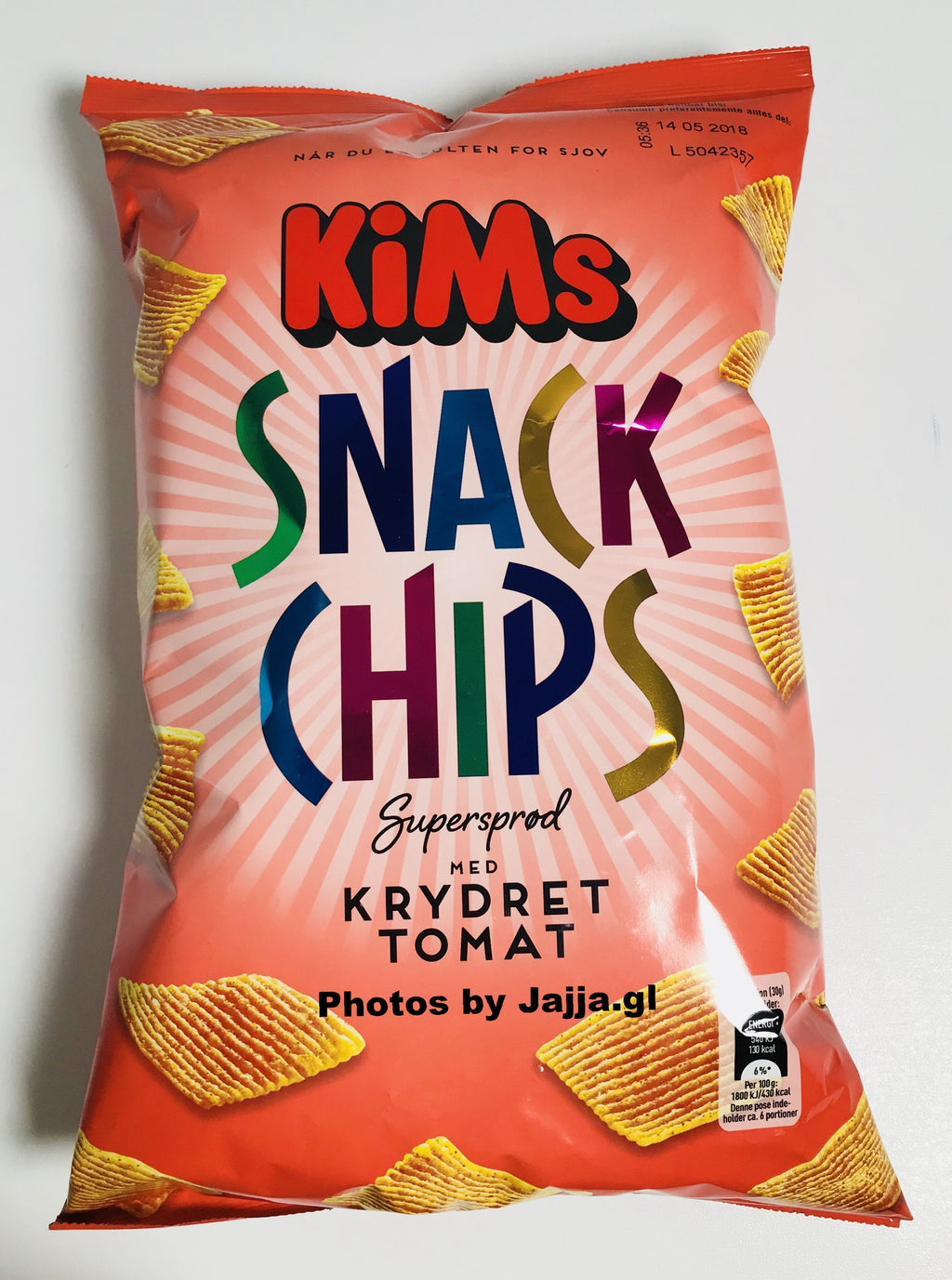 Kims - Snack Chips Krydret Tomat