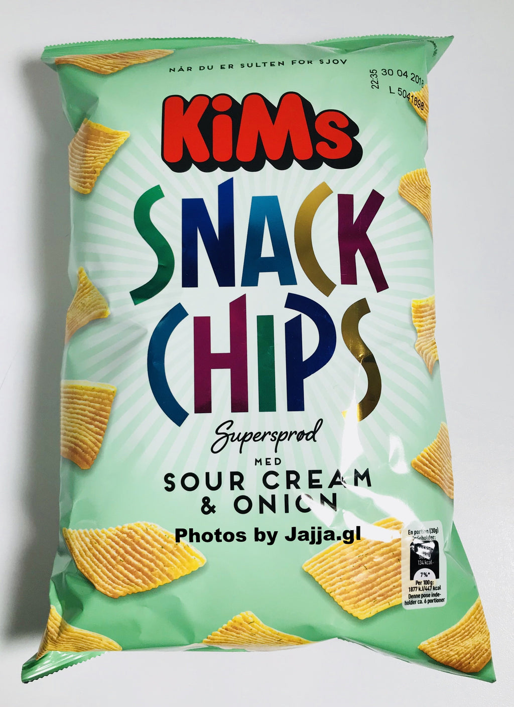 Kims - Snack Chips Sour Cream & Onion 160g
