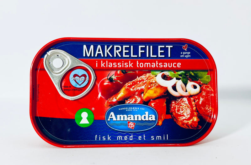 Makrelfilet i Klassisk tomatsauce 125g - Gestus