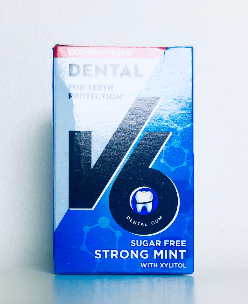 V6 - Strong Mint Tyggegummi 72g